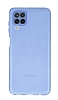 Eiroo Mun Samsung Galaxy A12 effaf Mavi Silikon Klf