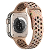 Eiroo New Series Apple Watch Silikon Krem Kordon (41mm)
