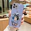 Eiroo rdek Samsung Galaxy M32 Standl Mavi Silikon Klf - Resim 7