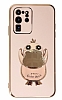 Eiroo rdek Samsung Galaxy S20 Ultra Standl Pembe Silikon Klf