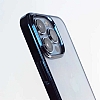 Eiroo Pixel iPhone 13 Mini Silver Rubber Klf - Resim 1