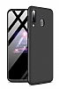 Zore GKK Ays Samsung Galaxy A20S 360 Derece Koruma Siyah Rubber Klf