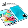 Eiroo Protection Samsung Galaxy M51 360 Derece Koruma effaf Silikon Klf - Resim 2