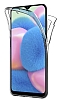 Eiroo Protection Samsung Galaxy A30S 360 Derece Koruma effaf Silikon Klf