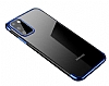 Eiroo Radiant Samsung Galaxy A41 Lacivert Kenarl effaf Silikon Klf