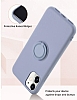 Eiroo Ring Color iPhone 7 Plus / 8 Plus Yzk Tutuculu Mor Silikon Klf - Resim: 2