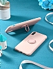 Eiroo Ring Color Huawei P Smart Yzk Tutuculu Krmz Silikon Klf - Resim: 1