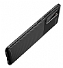 Eiroo Rugged Carbon Samsung Galaxy S20 FE Lacivert Silikon Klf - Resim: 2