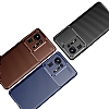 Eiroo Rugged Carbon Xiaomi Mi Mix 4 Lacivert Silikon Klf - Resim 5