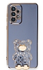 Eiroo Samsung Galaxy A33 5G Lks Ay Standl Mavi Silikon Klf