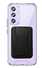 Eiroo Samsung Galaxy A34 Siyah Kartlkl Standl Ultra Koruma Klf