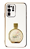 Eiroo Samsung Galaxy S20 Ultra Parfm iesi Standl Beyaz Silikon Klf