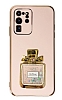 Eiroo Samsung Galaxy S20 Ultra Tal Parfm Standl Pembe Silikon Klf