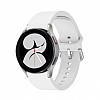 Eiroo Samsung Galaxy Watch 4 Spor Beyaz Silikon Kordon (40mm)