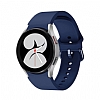Eiroo Samsung Galaxy Watch 4 Spor Lacivert Silikon Kordon (40mm)