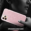 Eiroo Silvery iPhone 11 Pro Simli Silver Silikon Klf - Resim 3