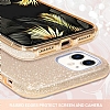 Eiroo Silvery iPhone 11 Simli Pembe Silikon Klf - Resim: 6