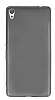 Eiroo Sony Xperia XA Ultra Sper nce effaf Siyah Silikon Klf