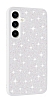 Eiroo Stone Samsung Galaxy S24 Plus Tal Beyaz Silikon Klf