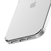 Eiroo Trace iPhone 13 Pro Max effaf Silikon Klf - Resim 5