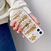 Eiroo Wave Glitter iPhone 12 Pro Kamera Korumal Silver Silikon Klf - Resim: 2