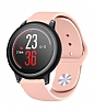 Eiroo Samsung Galaxy Watch 3 45 mm Spor Sand Pink Silikon Kordon