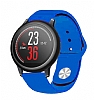 Eiroo Xiaomi Mi Watch Color Sports Spor Mavi Silikon Kordon