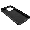 Eiroo Xiaomi Poco C3 Metal ereveli Siyah Rubber Klf - Resim 1
