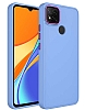 Eiroo Xiaomi Poco C3 Metal ereveli Lila Rubber Klf