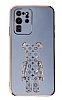 Eiroo Samsung Galaxy S20 Ultra Bearbrick Standl Mavi Silikon Klf