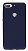 HTC Desire 12 Plus Mat Lacivert Silikon Klf
