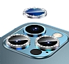 iPhone 11 Pro Crystal Tal Silver Kamera Lensi Koruyucu