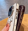 iPhone 11 Pro Astronot Kamera Korumal Standl Siyah Silikon Klf - Resim 4