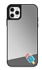 iPhone 11 Pro Dondurma Figrl Aynal Silver Rubber Klf