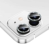 iPhone 12 6.1 in Siyah Crystal Tal Kamera Lensi Koruyucu