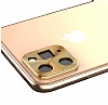 iPhone 11 Pro Max Gold Metal Kamera Lensi Koruyucu