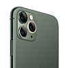 iPhone 11 Pro Metal Kenarl Cam Siyah Kamera Lensi Koruyucu - Resim: 4