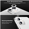iPhone XR Tal Silver Kamera Lens Koruyucu - Resim: 4