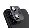 iPhone 12 Mini 5.4 in Metal Dark Silver Kamera Lens Koruyucu
