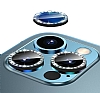 iPhone 12 Pro Max 6.7 in Crystal Tal Siyah Kamera Lensi Koruyucu