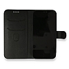 iPhone 12 Pro Max Kamera Korumal Czdanl Siyah Deri Klf - Resim 3
