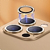iPhone 13 Pro Crystal Tal Mavi Kamera Lensi Koruyucu - Resim: 3