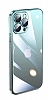 iPhone 13 Pro Geili Kamera Korumal Siyah-Mavi Silikon Klf