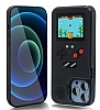 iPhone 13 Pro Oynanabilir Tetris Gameboy Siyah Telefon Klf - Resim: 4
