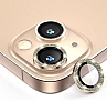 iPhone 14 Plus Crystal Gold Tal Kamera Lensi Koruyucu