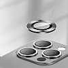 iPhone 14 Plus Gri Metal Kamera Lens Koruyucu - Resim: 4