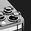 iPhone 14 Plus Siyah Metal Kamera Lens Koruyucu - Resim: 3