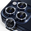 iPhone 15 Pro Max Midnight Crystal Tal Kamera Lensi Koruyucu