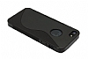 iPhone SE / 5 / 5S Desenli Siyah Silikon Klf - Resim 2