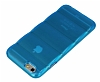 iPhone 6 / 6S Bubble effaf Mavi Silikon Klf - Resim: 1